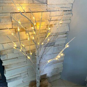 LED Birch Lighted  3’ Tree